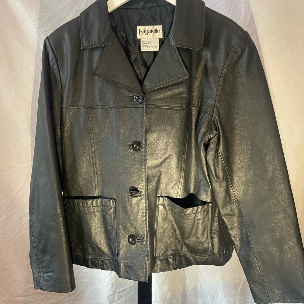 Woman’s Leather Jacket size M